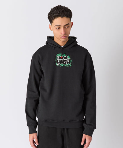 How High They've Got Their Degrees Graphic Hoodie - Black | Reason Clothing Customer Favorite