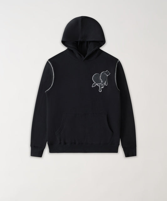 Heartless Chenille Patch Graphic Hoodie - Black | Reason Clothing Hot Sale