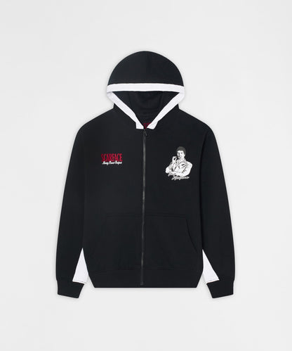 Scarface Tony Montana Zip Hoodie - Black | Reason Clothing Trending
