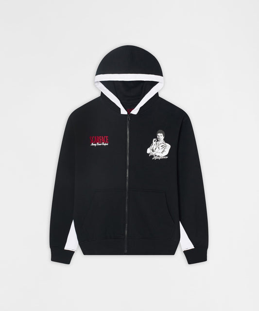 Scarface Tony Montana Zip Hoodie - Black | Reason Clothing Trending
