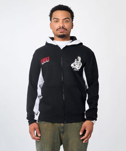 Scarface Tony Montana Zip Hoodie - Black | Reason Clothing Trending