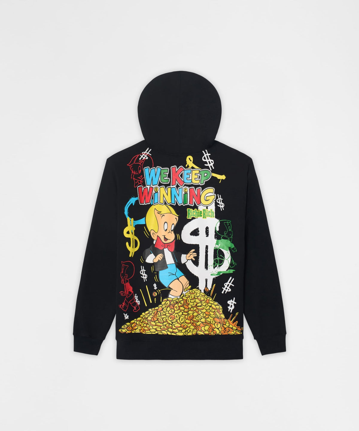 Richie Rich We Keep Winning Graphic Hoodie - Black | Reason Clothing Special Offer