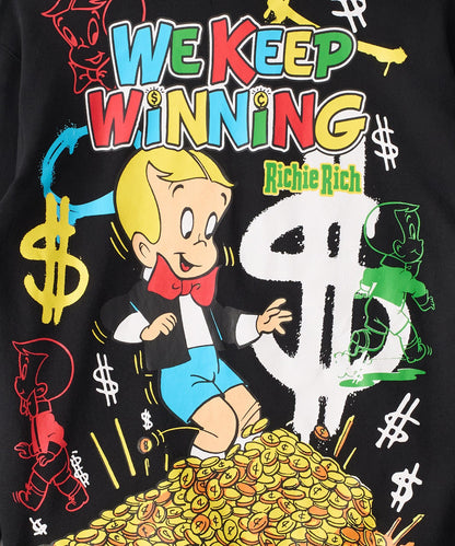 Richie Rich We Keep Winning Graphic Hoodie - Black | Reason Clothing Special Offer