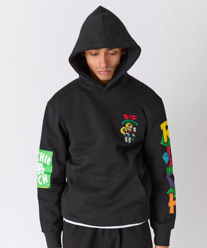Richie Rich Big Spender Graphic Hoodie - Black | Reason Clothing Great Value