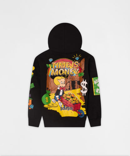 Richie Rich Big Spender Graphic Hoodie - Black | Reason Clothing Great Value