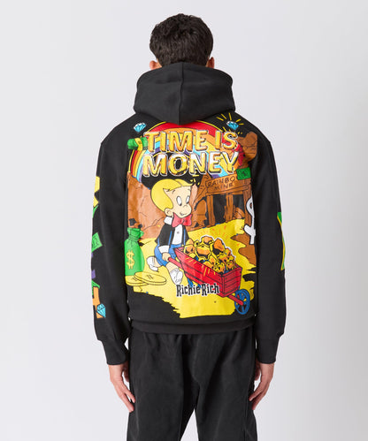 Richie Rich Big Spender Graphic Hoodie - Black | Reason Clothing Great Value