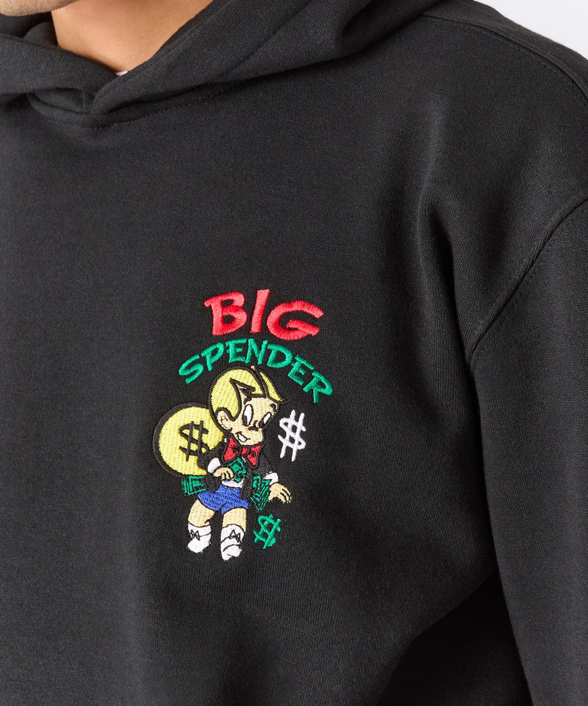 Richie Rich Big Spender Graphic Hoodie - Black | Reason Clothing Great Value