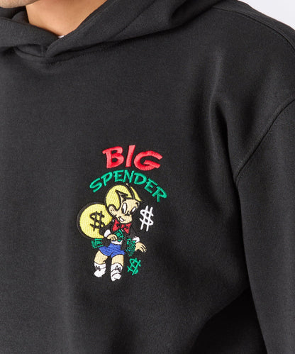 Richie Rich Big Spender Graphic Hoodie - Black | Reason Clothing Great Value