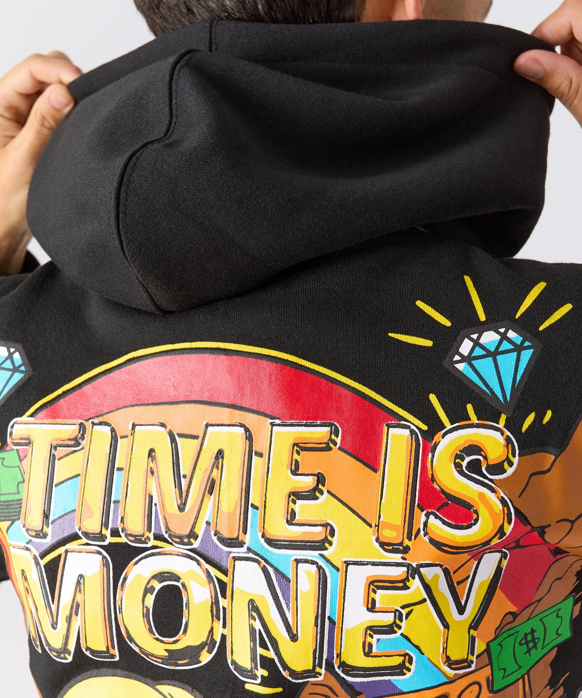 Richie Rich Big Spender Graphic Hoodie - Black | Reason Clothing Great Value
