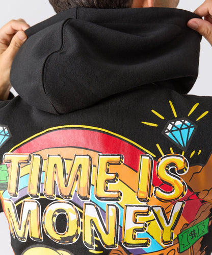 Richie Rich Big Spender Graphic Hoodie - Black | Reason Clothing Great Value
