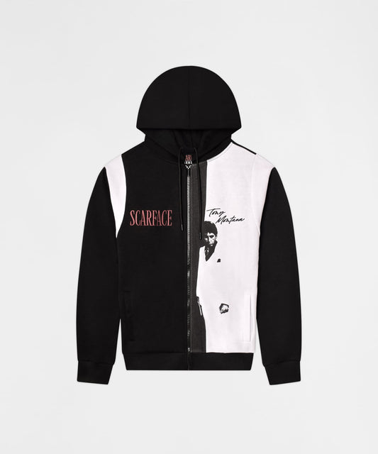 Scarface Tony Montana Full Zip Hoodie - Black | Reason Clothing Best Seller
