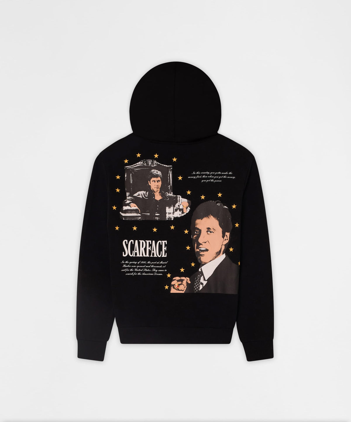 Scarface Tony Montana Graphic Hoodie - Black | Reason Clothing Value