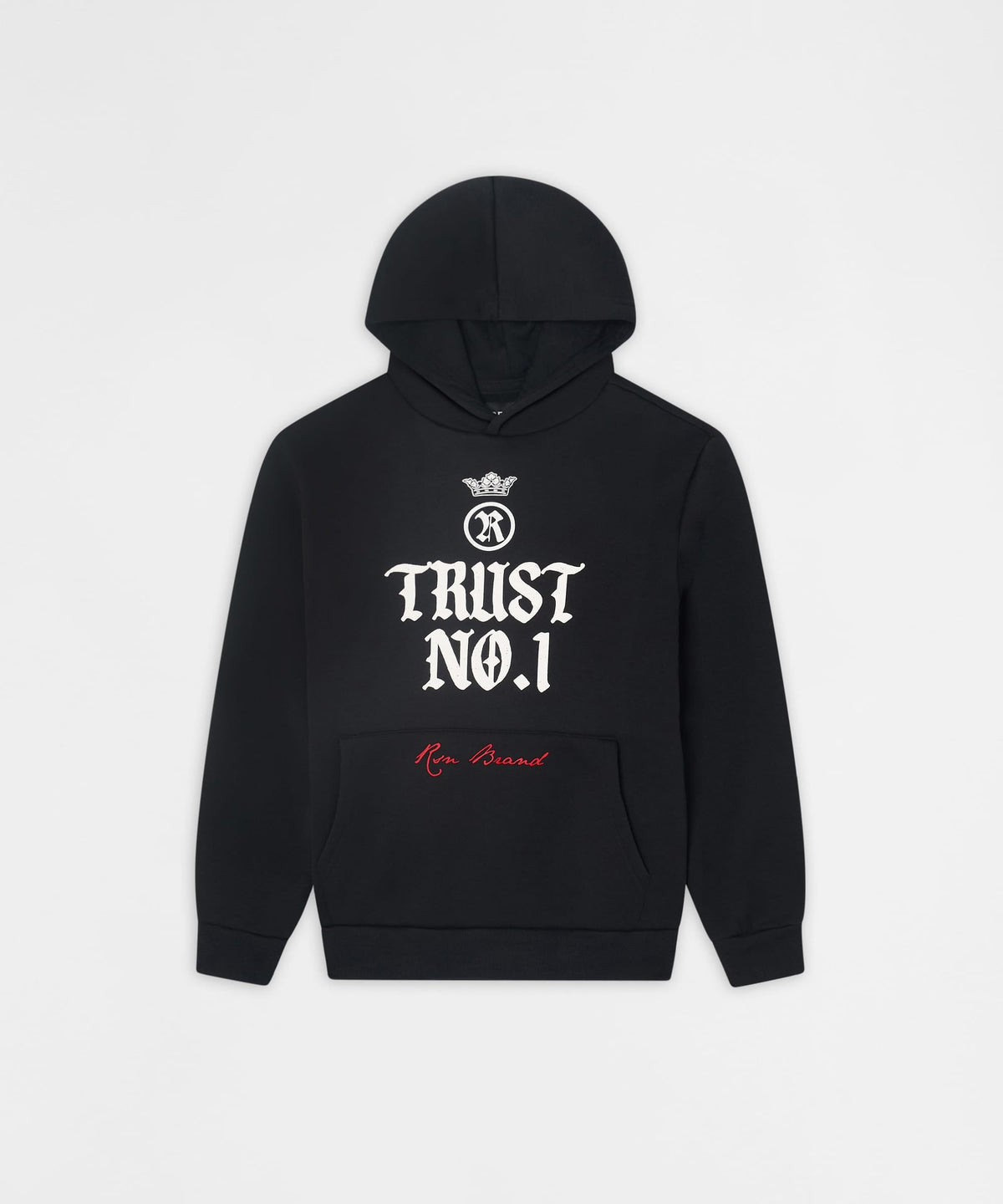 Trust No. 1 Graphic Long Sleeve Hoodie - Black | Reason Clothing Discount