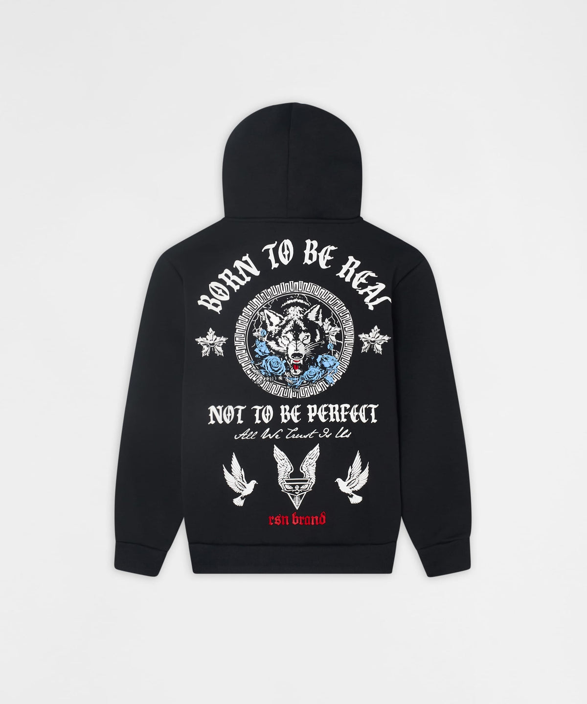 Trust No. 1 Graphic Long Sleeve Hoodie - Black | Reason Clothing Discount