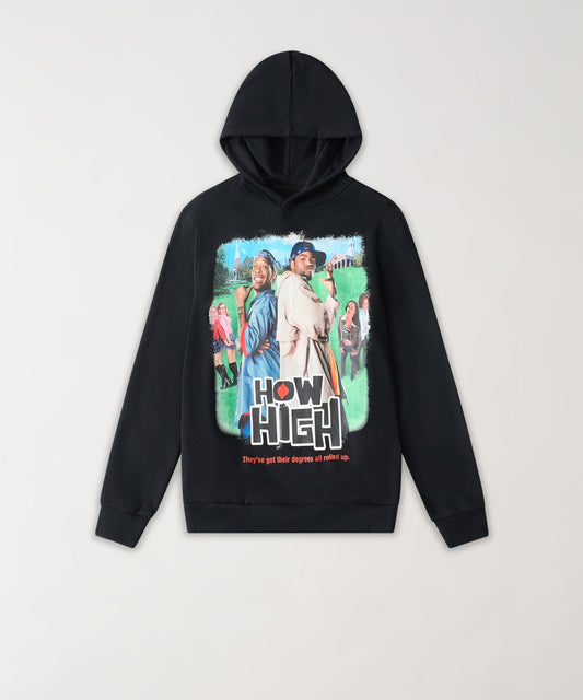 How High They've Got Their Degrees Graphic Hoodie - Black | Reason Clothing Featured