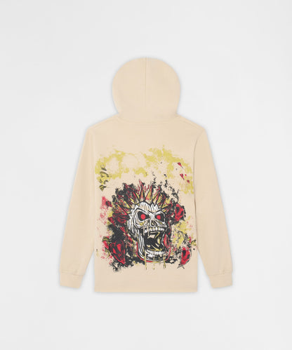Mayhem Fleece Graphic Zip Hoodie - Khaki | Reason Clothing Hot Sale
