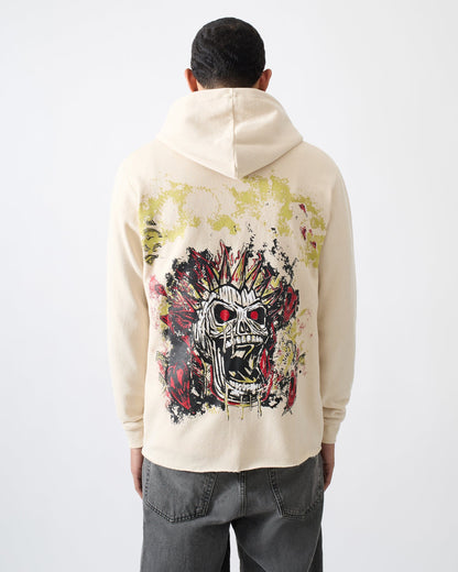 Mayhem Fleece Graphic Zip Hoodie - Khaki | Reason Clothing Hot Sale