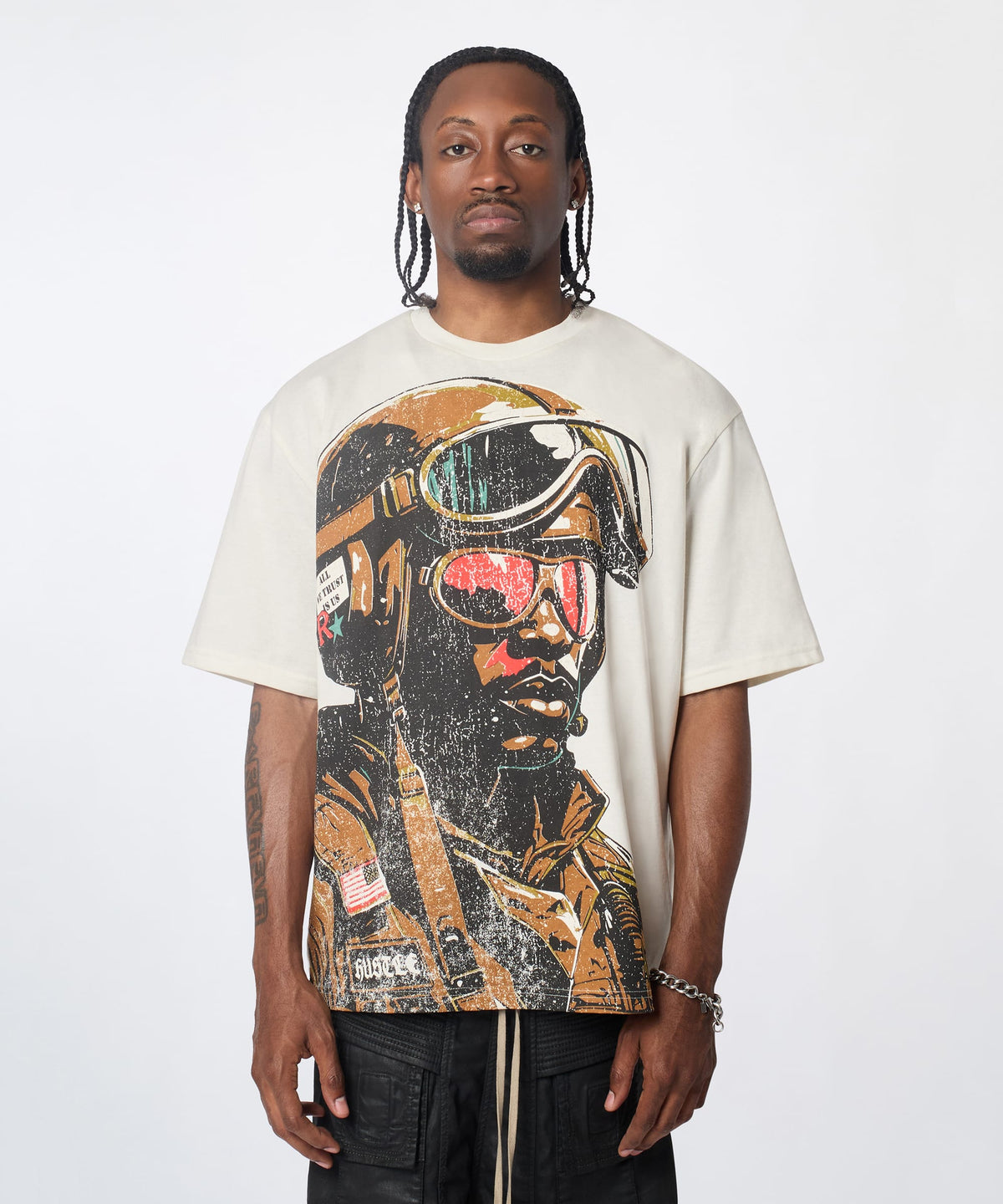 Soldier Respect All Short Sleeve Tee - Cream | Reason Clothing Value