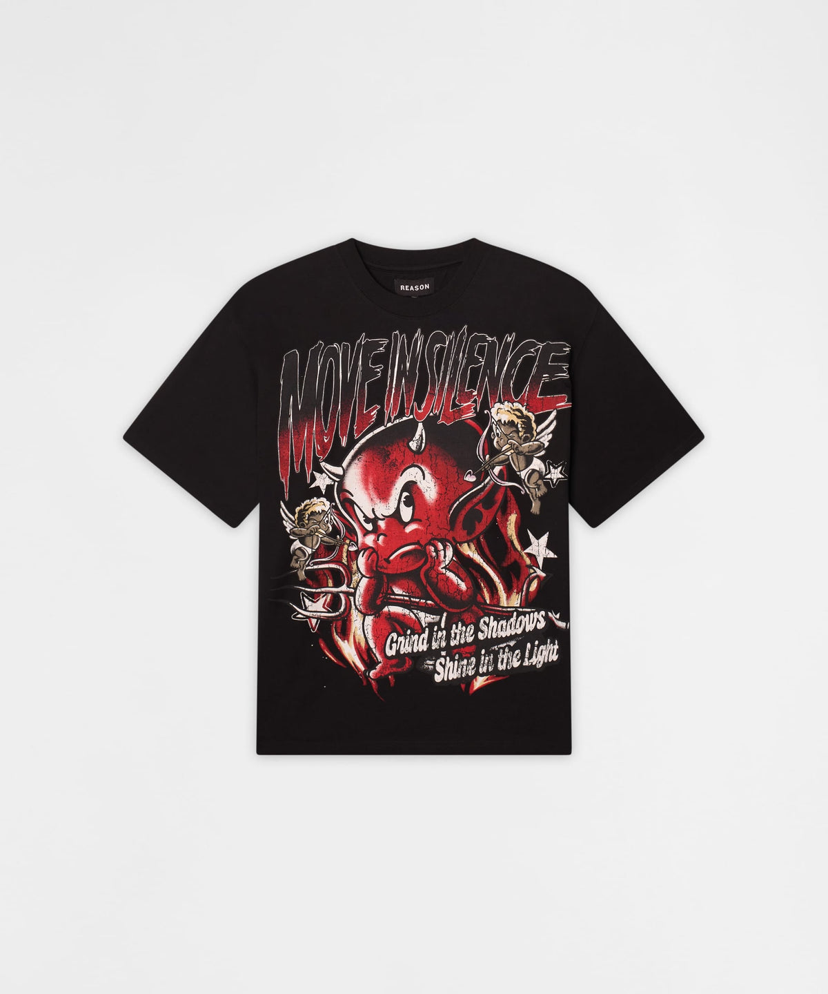 Move In Silence Washed Short Sleeve Tee - Black | Reason Clothing Hot Sale