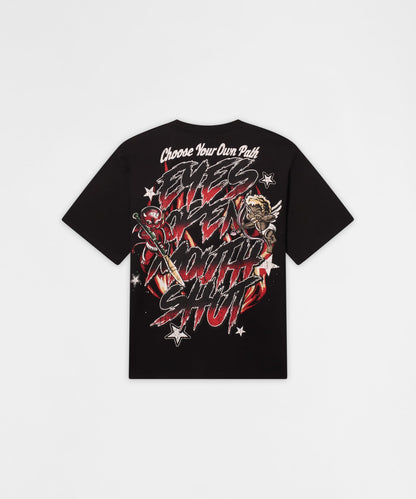 Move In Silence Washed Short Sleeve Tee - Black | Reason Clothing Hot Sale