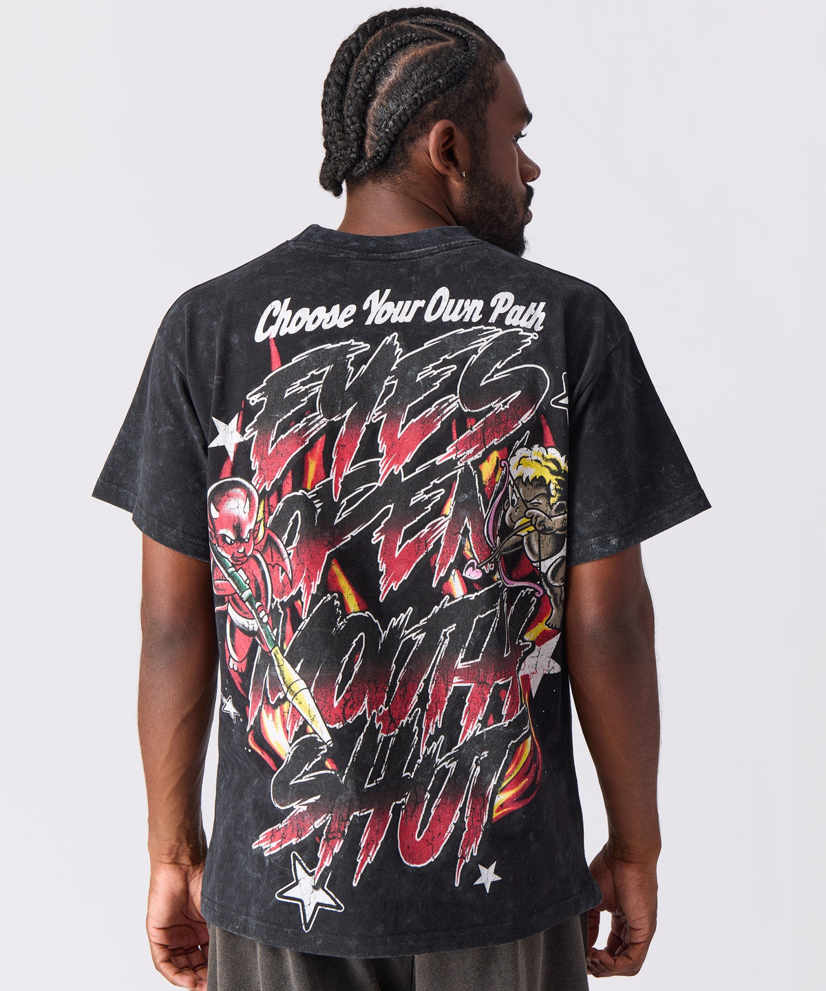 Move In Silence Washed Short Sleeve Tee - Black | Reason Clothing Hot Sale