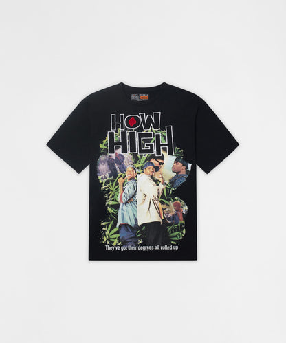 How High They've Got Their Degrees Graphic Short Sleeve Tee - Black | Reason Clothing Customer Favorite