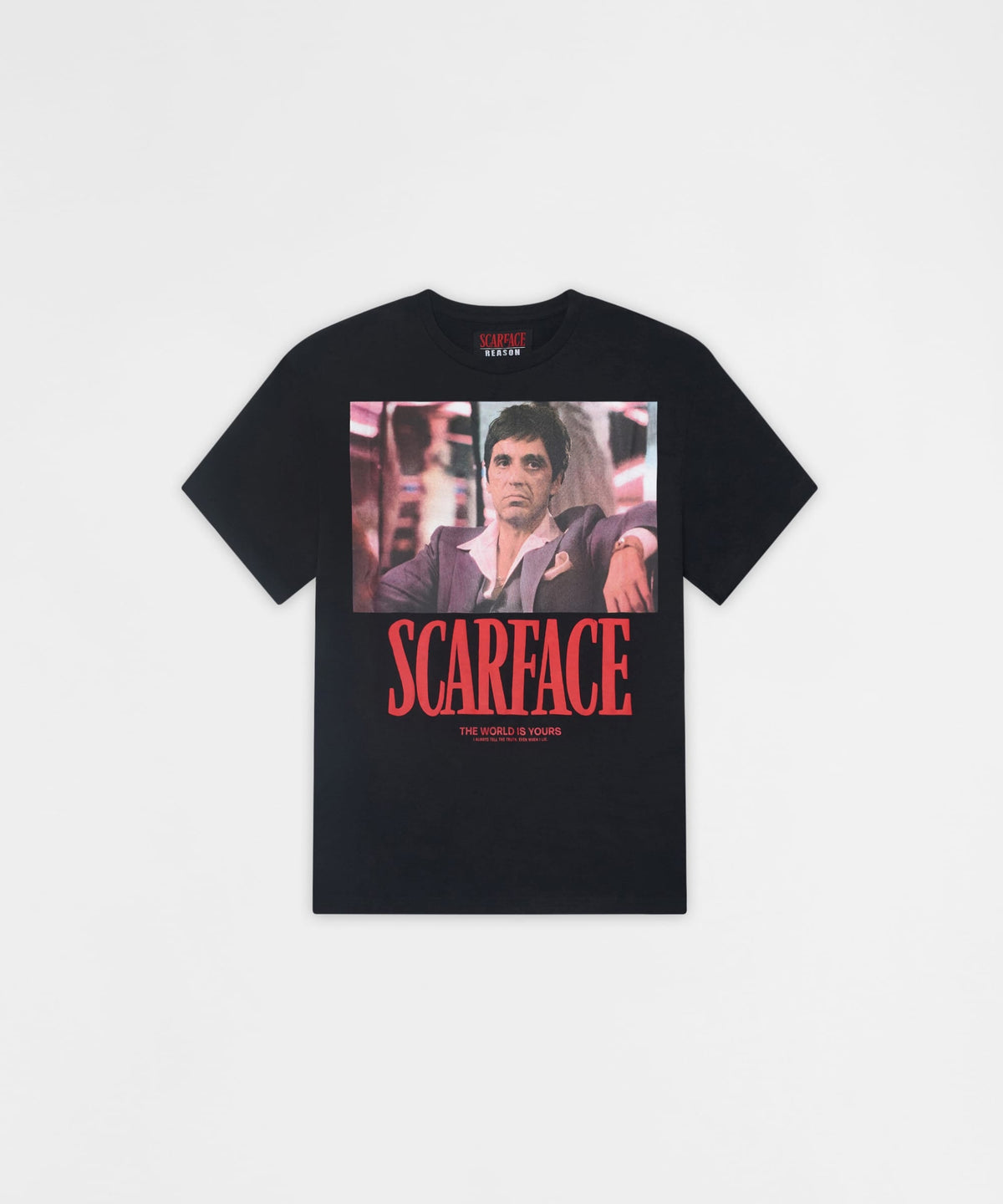 Scarface Short Sleeve Tee - Black | Reason Clothing Discount