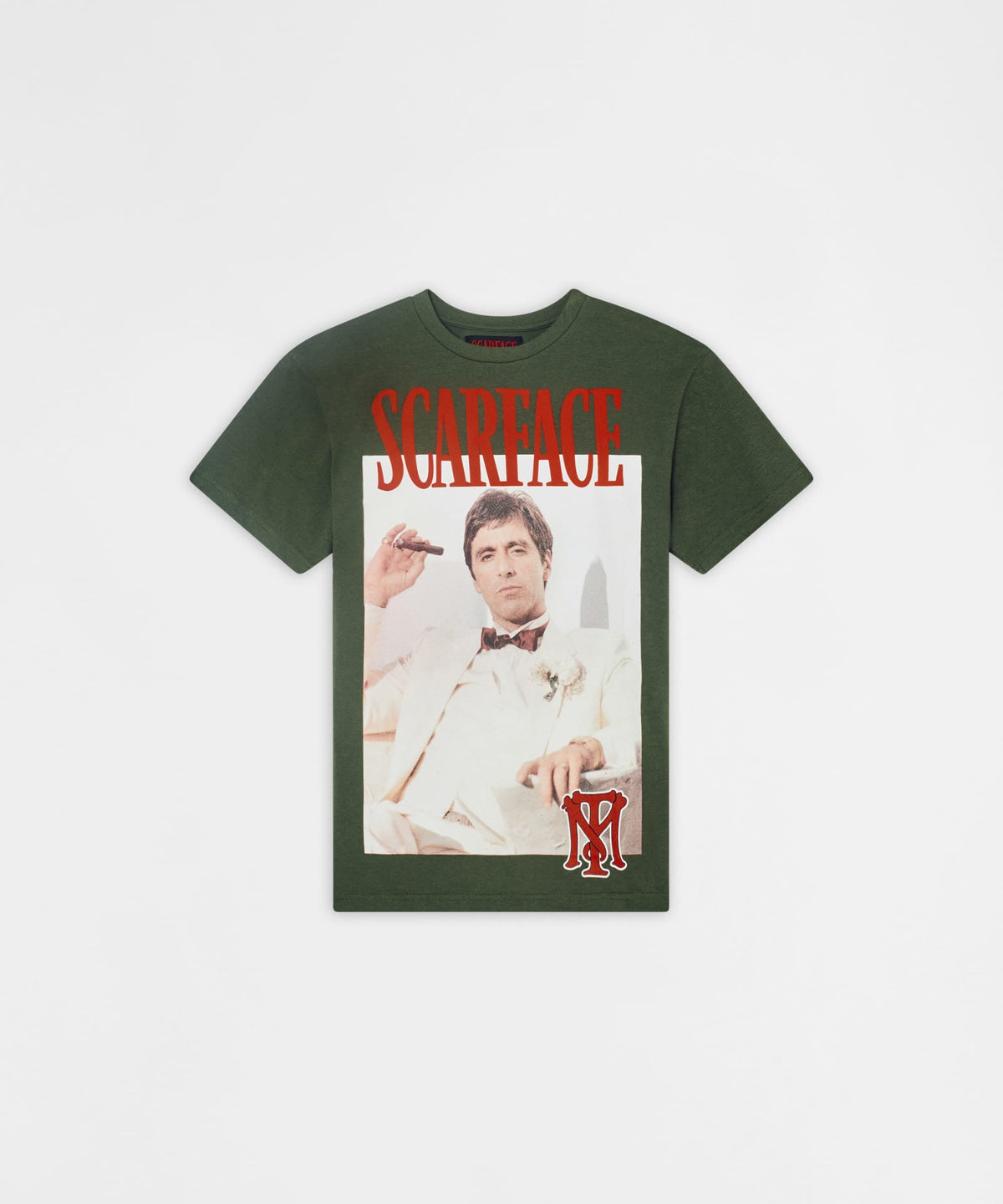 Scarface White Suit Short Sleeve Tee - Olive Green | Reason Clothing Hot Sale