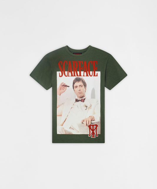 Scarface White Suit Short Sleeve Tee - Olive Green | Reason Clothing Hot Sale