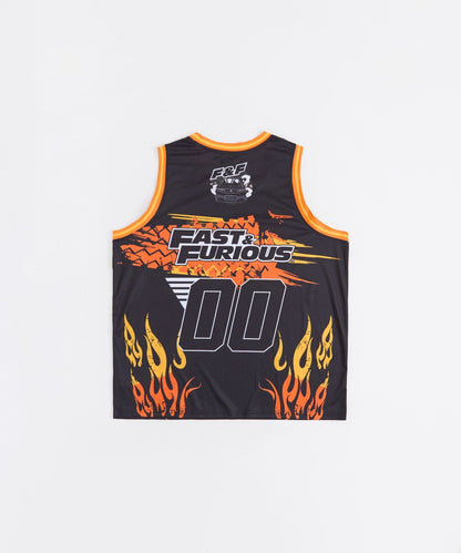 Fast & Furious Burnout Women's Plus Size Sleeveless Basketball Jersey | Reason Clothing Sale