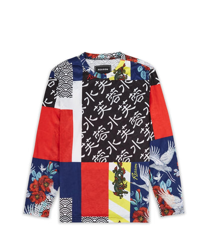 Swans All Over Print Long Sleeve Tee | Reason Clothing Best Price