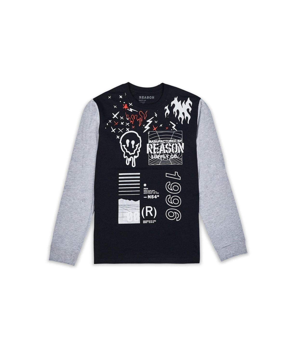 Plus Size Brent Ls Tee | Reason Clothing Trusted