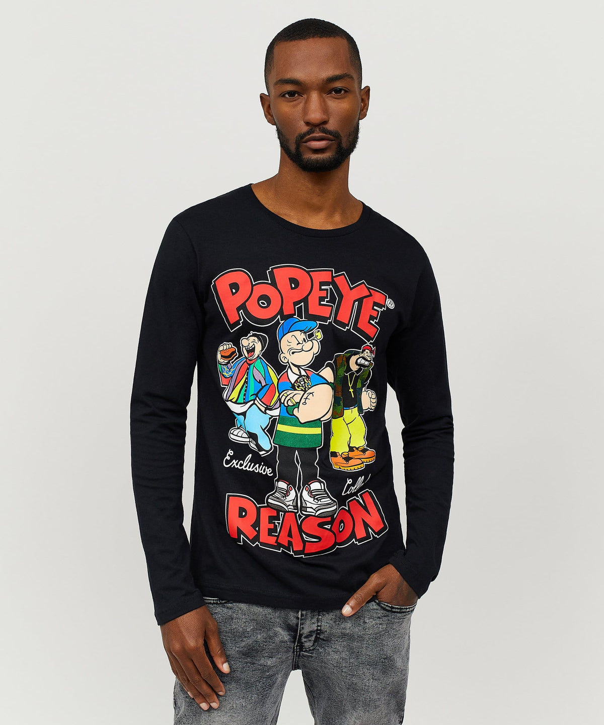 Popeye Vintage Flex Long Sleeve Tee | Reason Clothing Quality