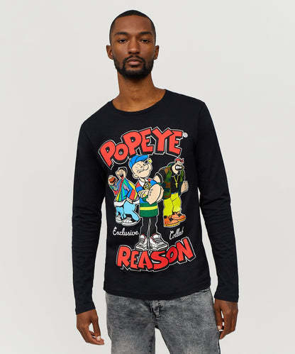 Popeye Vintage Flex Long Sleeve Tee | Reason Clothing Quality
