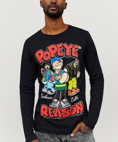 Popeye Vintage Flex Long Sleeve Tee | Reason Clothing Quality