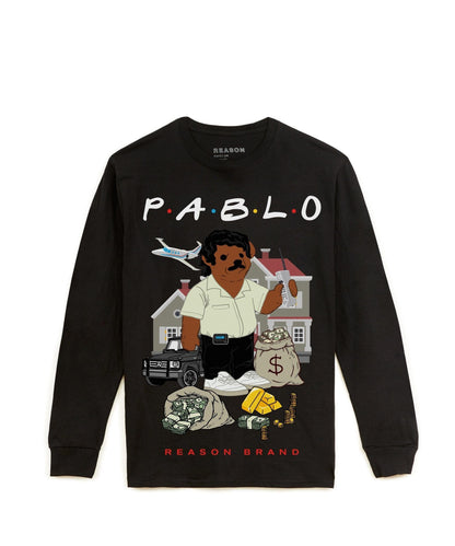 Pablo Long Sleeve Tee - Black | Reason Clothing Signature