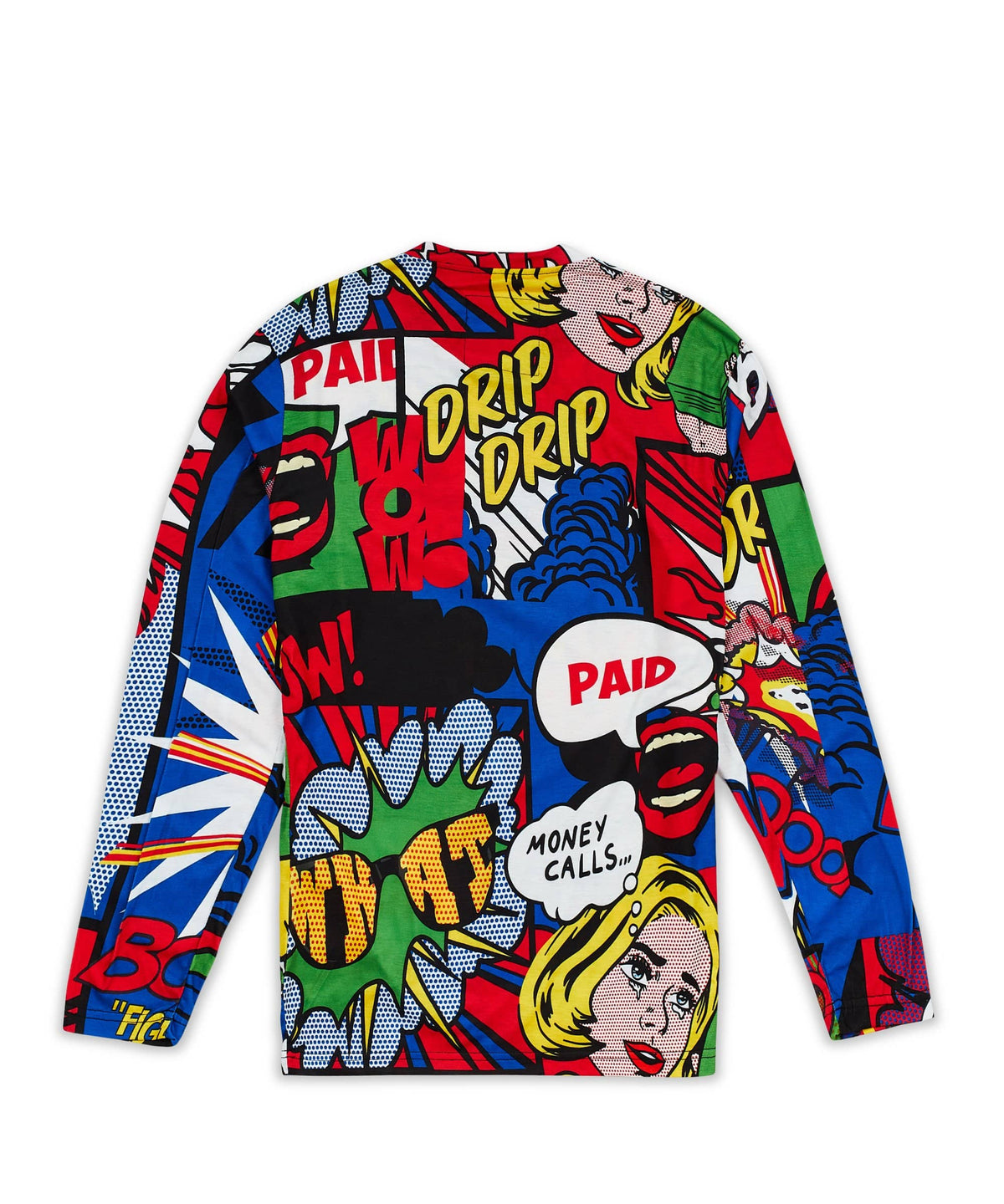 Money Drip Comic Print Long Sleeve Tee | Reason Clothing Deals