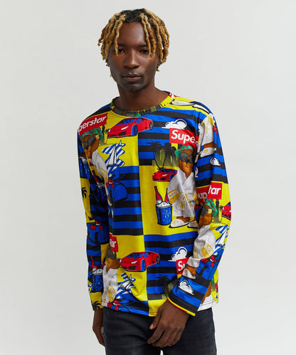 Superstar Bear Character Long Sleeve Tee | Reason Clothing Hot Sale