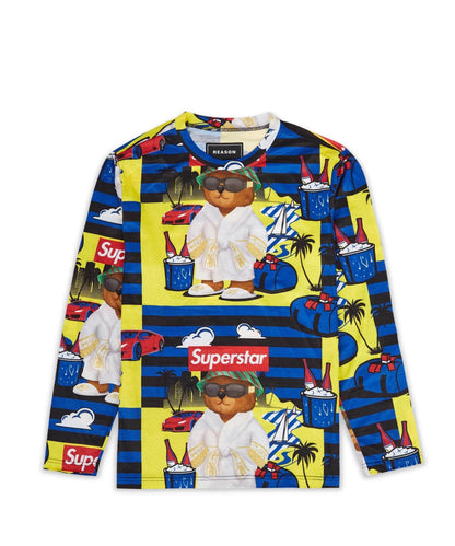 Superstar Bear Character Long Sleeve Tee | Reason Clothing Hot Sale