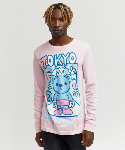 Neo Tokyo Long Sleeve Tee - Light Pink | Reason Clothing Everyday