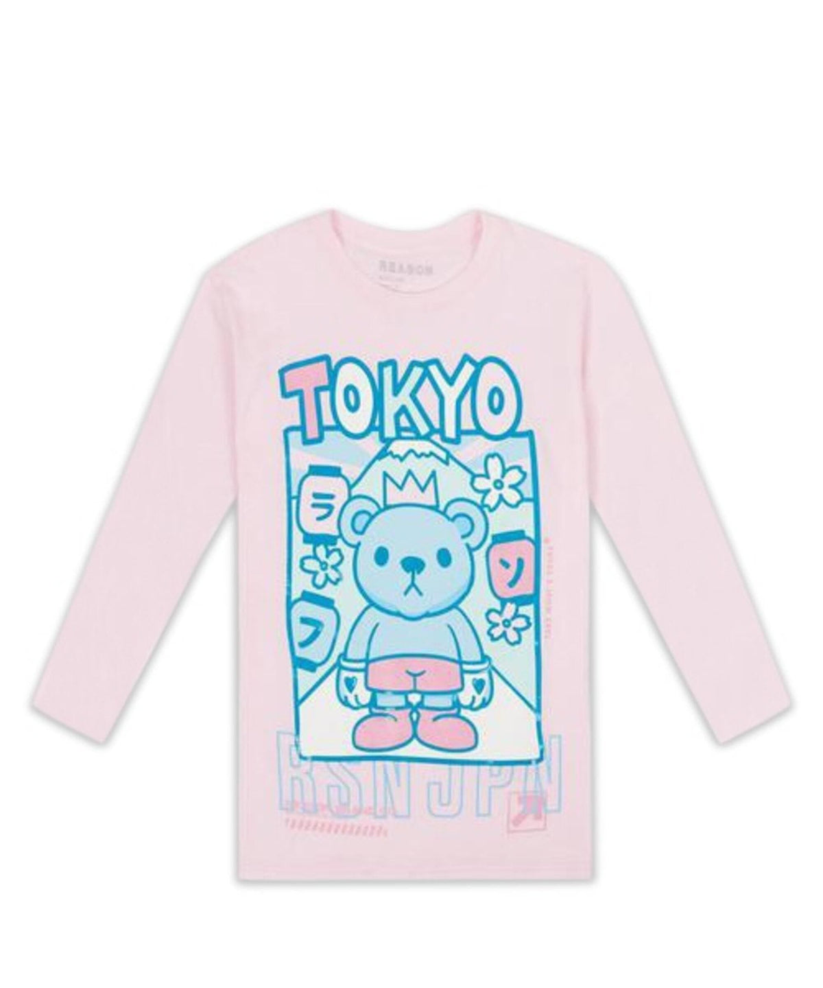 Neo Tokyo Long Sleeve Tee - Light Pink | Reason Clothing Everyday