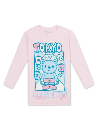 Neo Tokyo Long Sleeve Tee - Light Pink | Reason Clothing Everyday