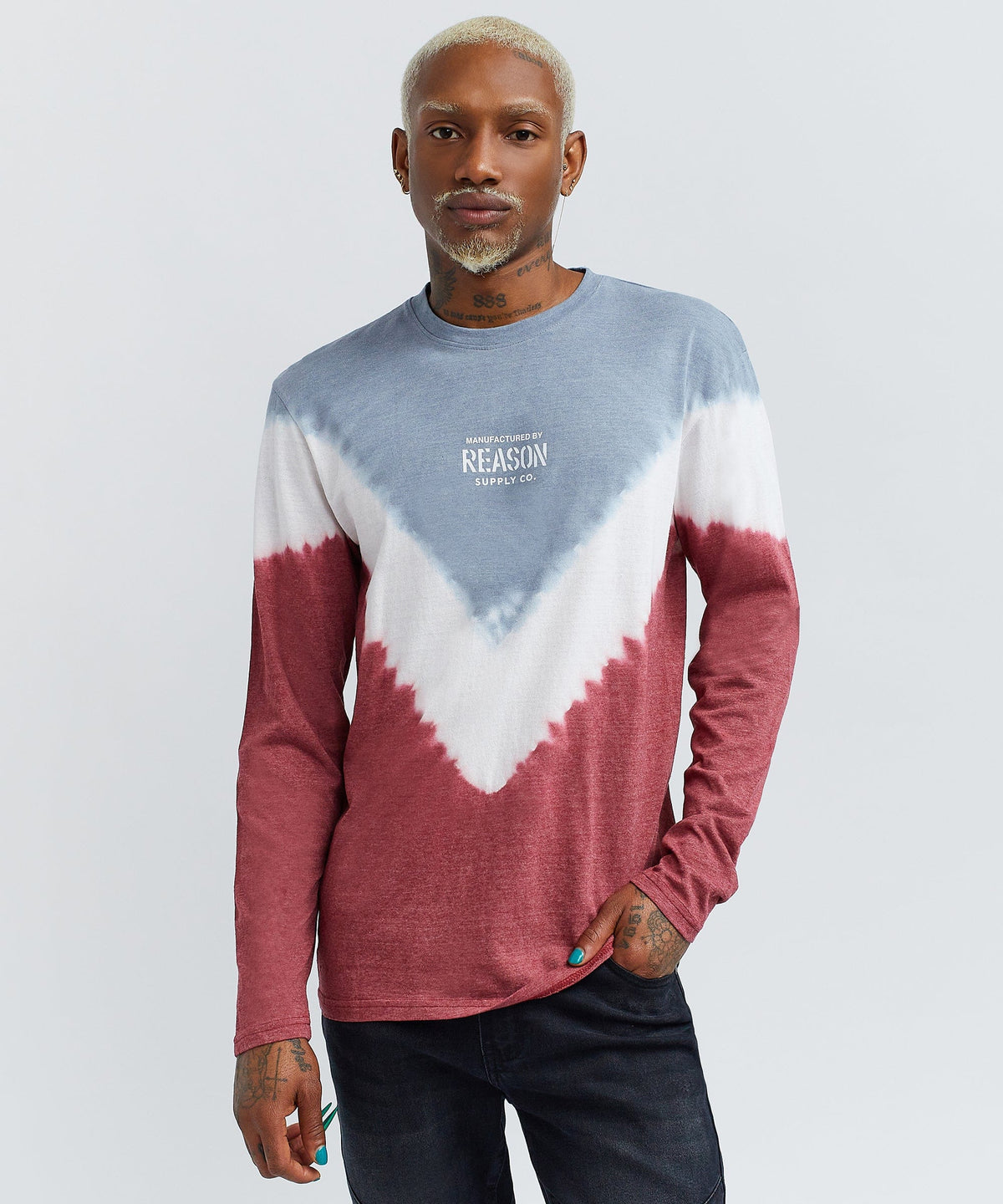 Long Sleeve Tie Dye Tee Regular Is Live | Reason Clothing Smart Buy