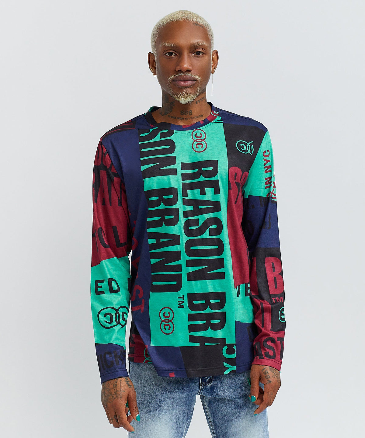 Greenwich Multi Placement Long Sleeve Tee | Reason Clothing Value