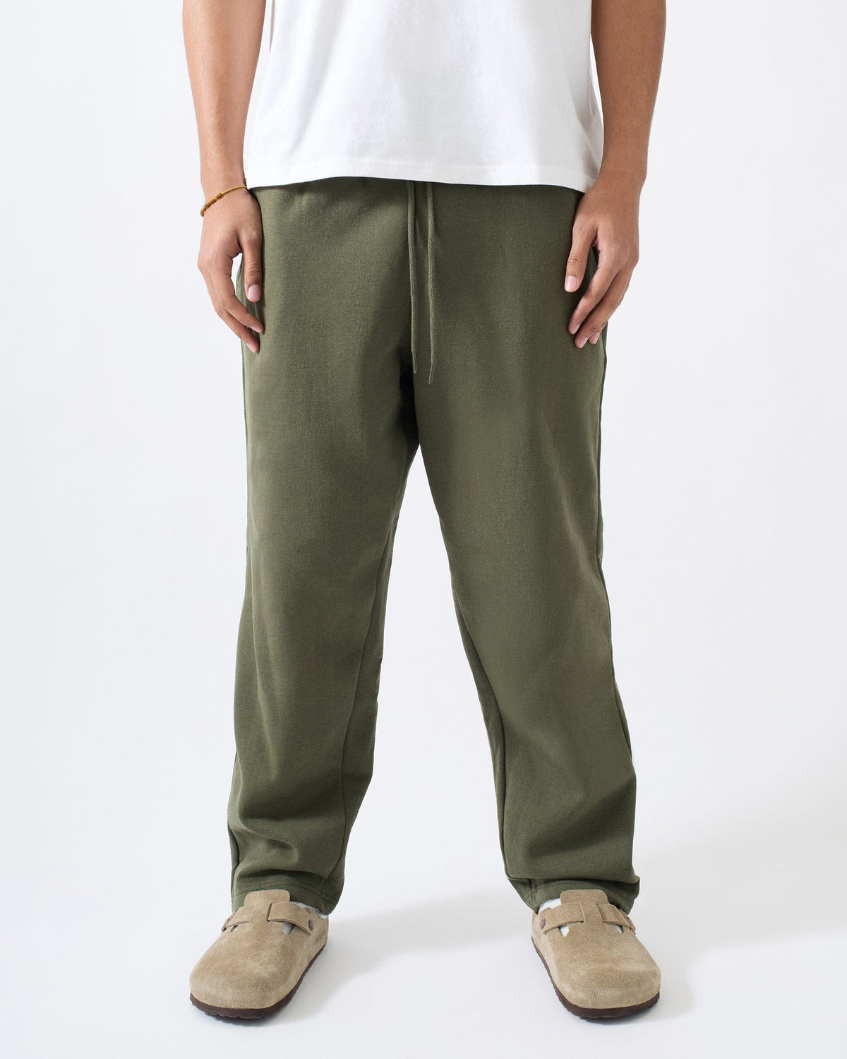 Classic Open Hem Pant - Olive Green | Reason Clothing Essential