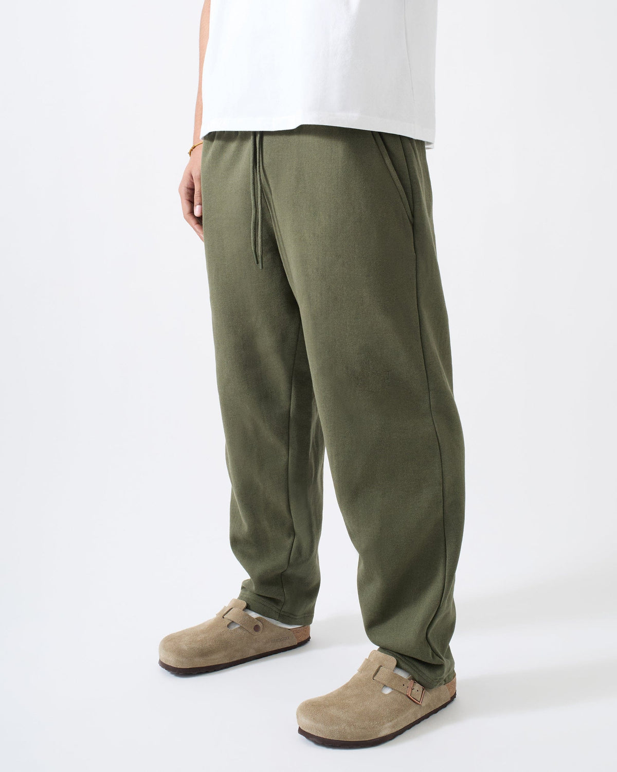 Classic Open Hem Pant - Olive Green | Reason Clothing Essential