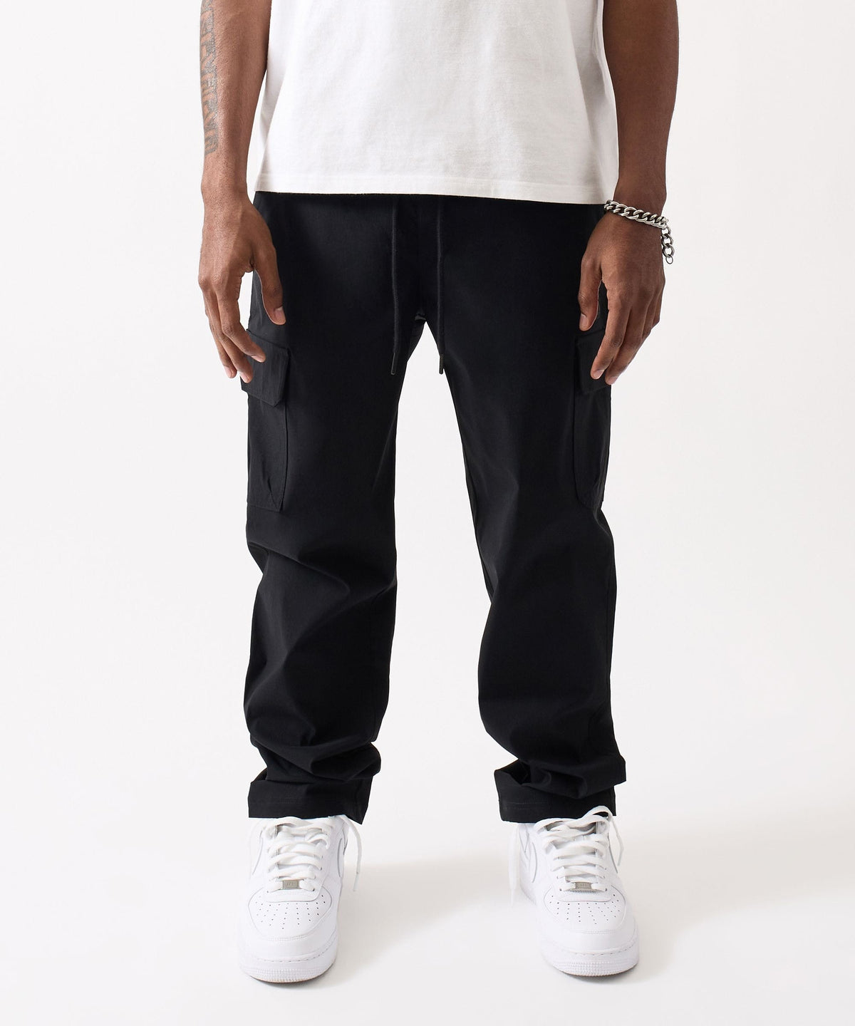 Utility Nylon Cargo Pants - Black | Reason Clothing New