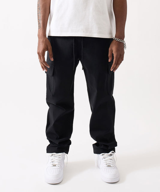 Utility Nylon Cargo Pants - Black | Reason Clothing New