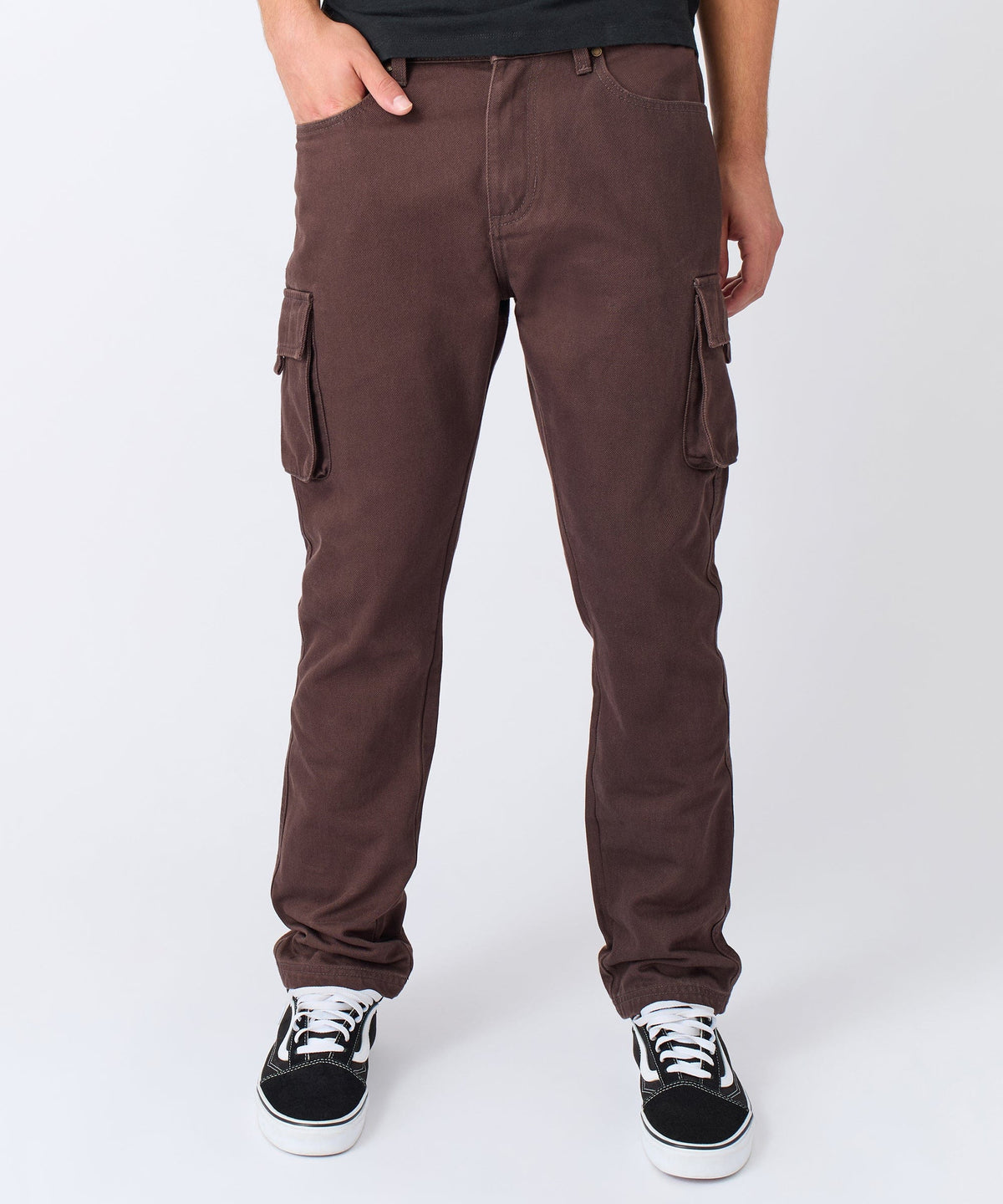 Utility Cargo Pants - Brown | Reason Clothing Sale