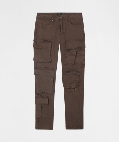 Loadout Cargo Denim Pants - Brown | Reason Clothing Customer Favorite